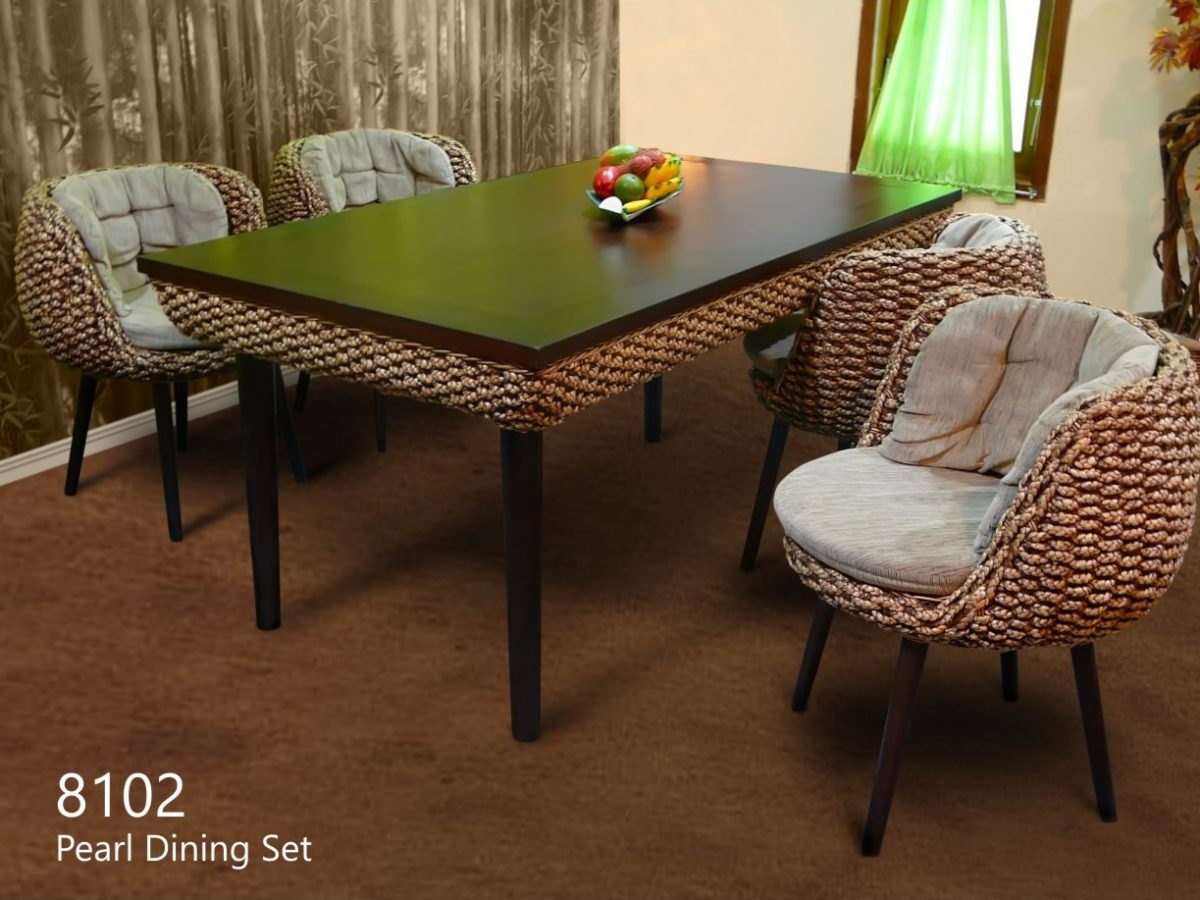 Pearl Wicker Dining Set with regard to sizing 1200 X 900