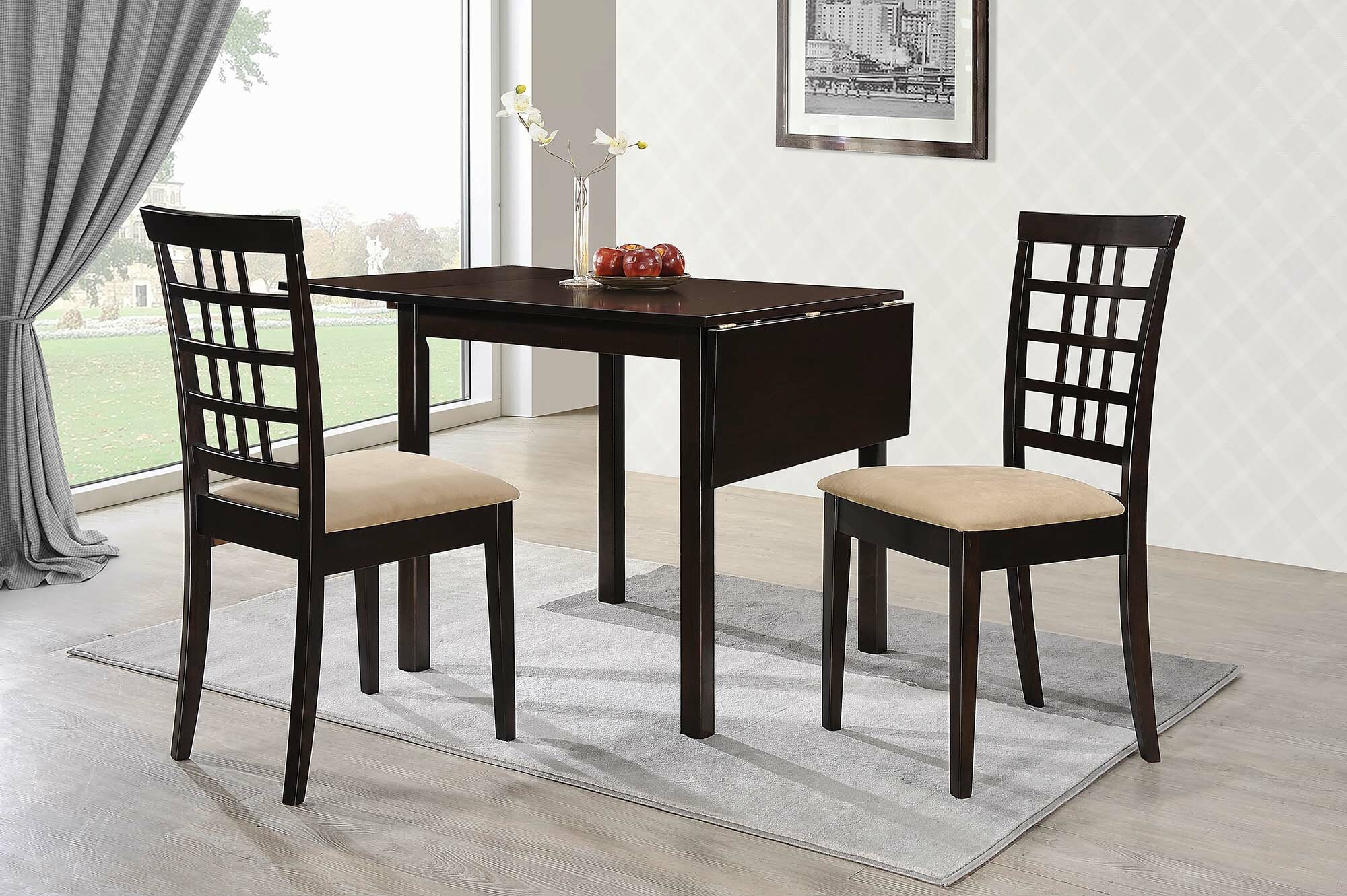 Pecoraro 3 Piece Drop Leaf Dining Table Set pertaining to size 2000 X 1331