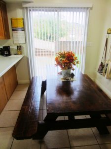 Picnic Table As A Kitchendining Room Table Dining Room inside size 1200 X 1600