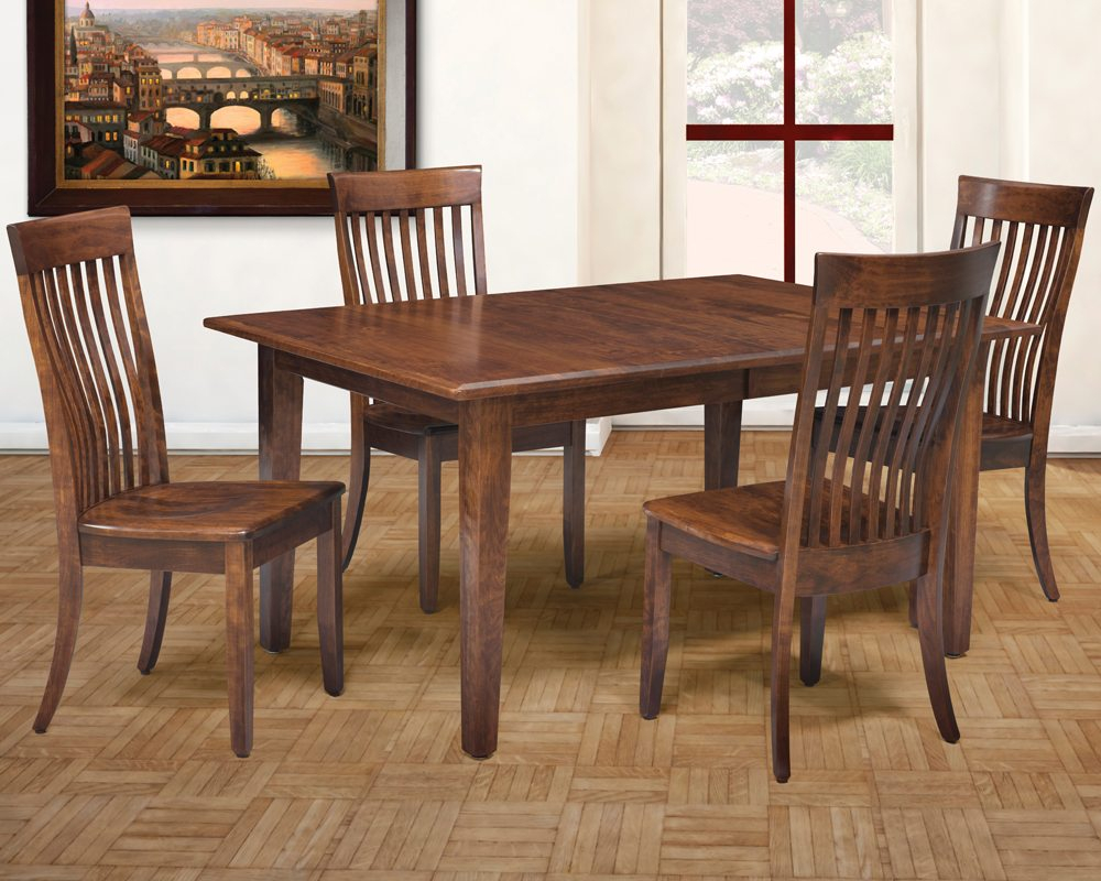 Portland Dining Table Chairs Made In Usa Homesquare in size 1000 X 800