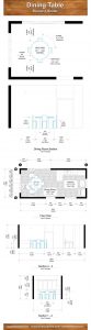 Proper Dining Room Table Dimensions For 4 6 8 10 And 12 throughout size 800 X 2900