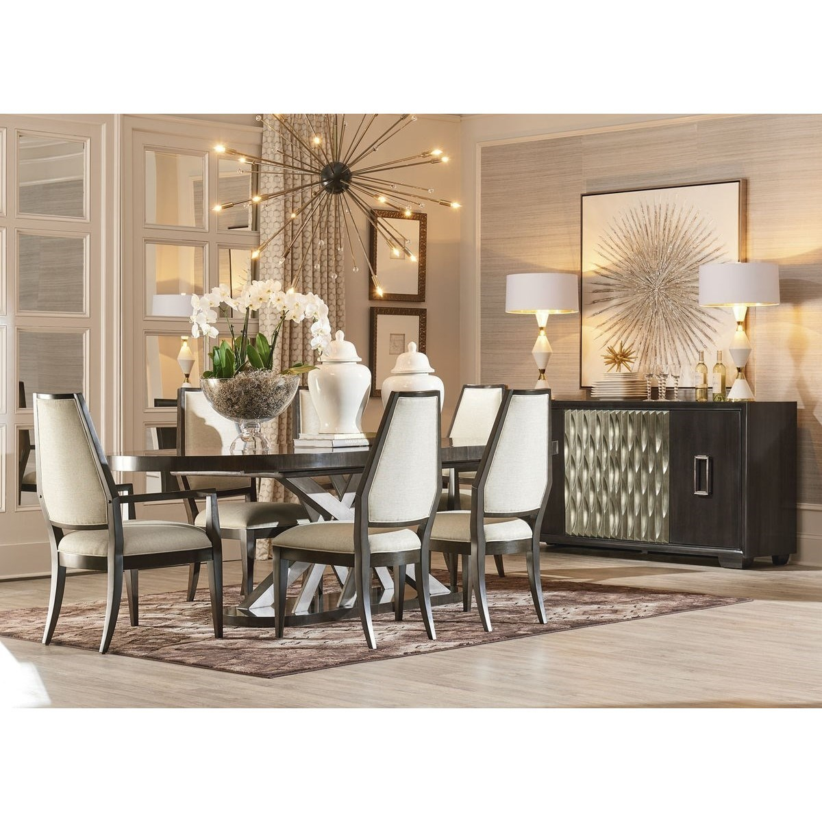 Prossimo Formal Dining Room Group in proportions 1200 X 1200