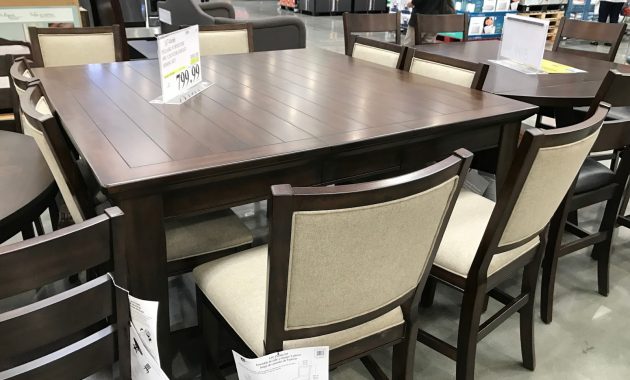 Pulaski Furniture 9pc Counter Height Dining Set Costco regarding sizing 1600 X 1200