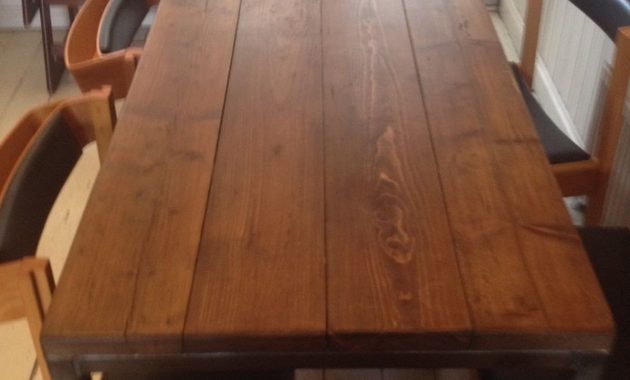 Reclaimed Timber Industrial Style Dining Table Manchester with regard to proportions 1200 X 1600