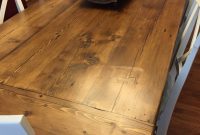 Reclaimed Wood Dining Table With A 2 Thick Plank Top regarding measurements 2448 X 3264