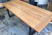 Recycled Tasmanian Oak Industrial Dining Table With Black in measurements 4032 X 3024