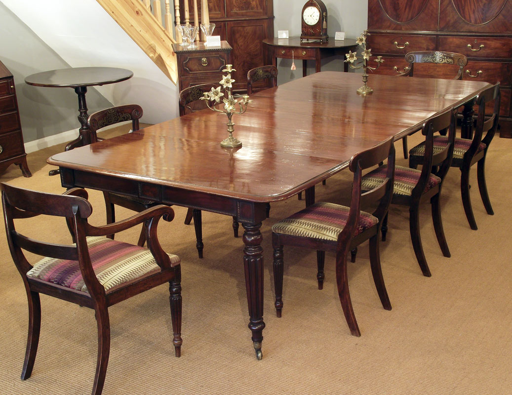 Regency Dining Table Antique Dining Table Mahogany Dining regarding dimensions 1037 X 800