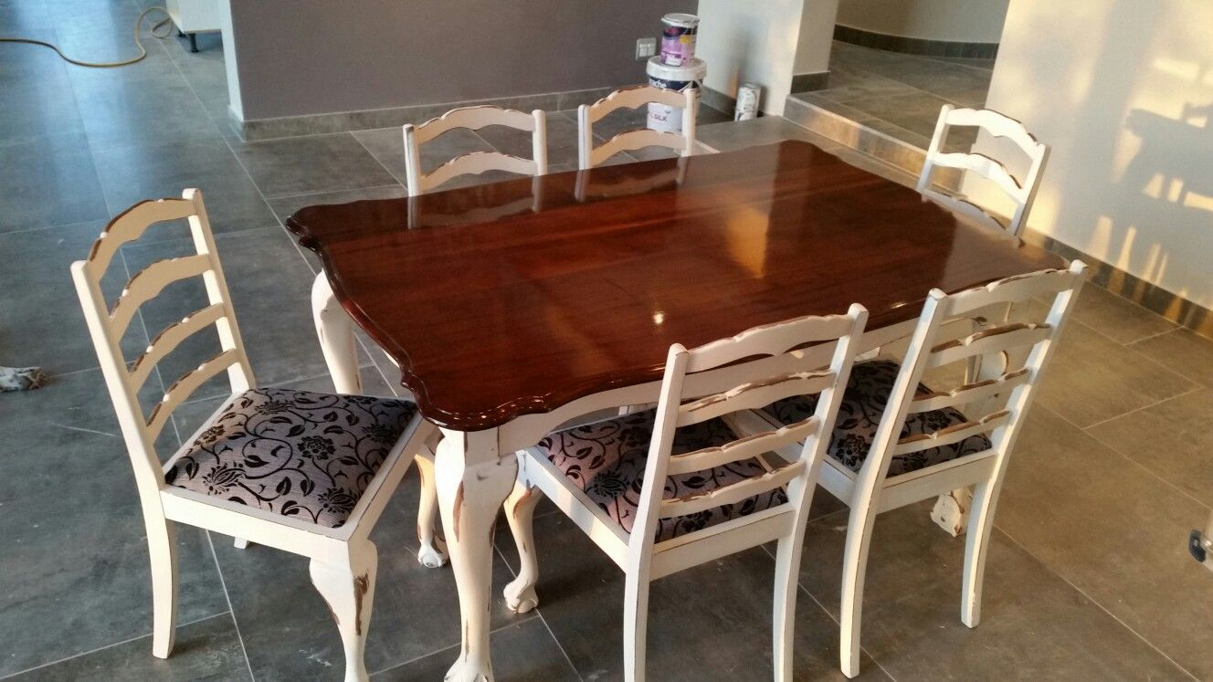 Repurposed Ball And Claw Dining Table Painted With Chalk pertaining to sizing 1328 X 747