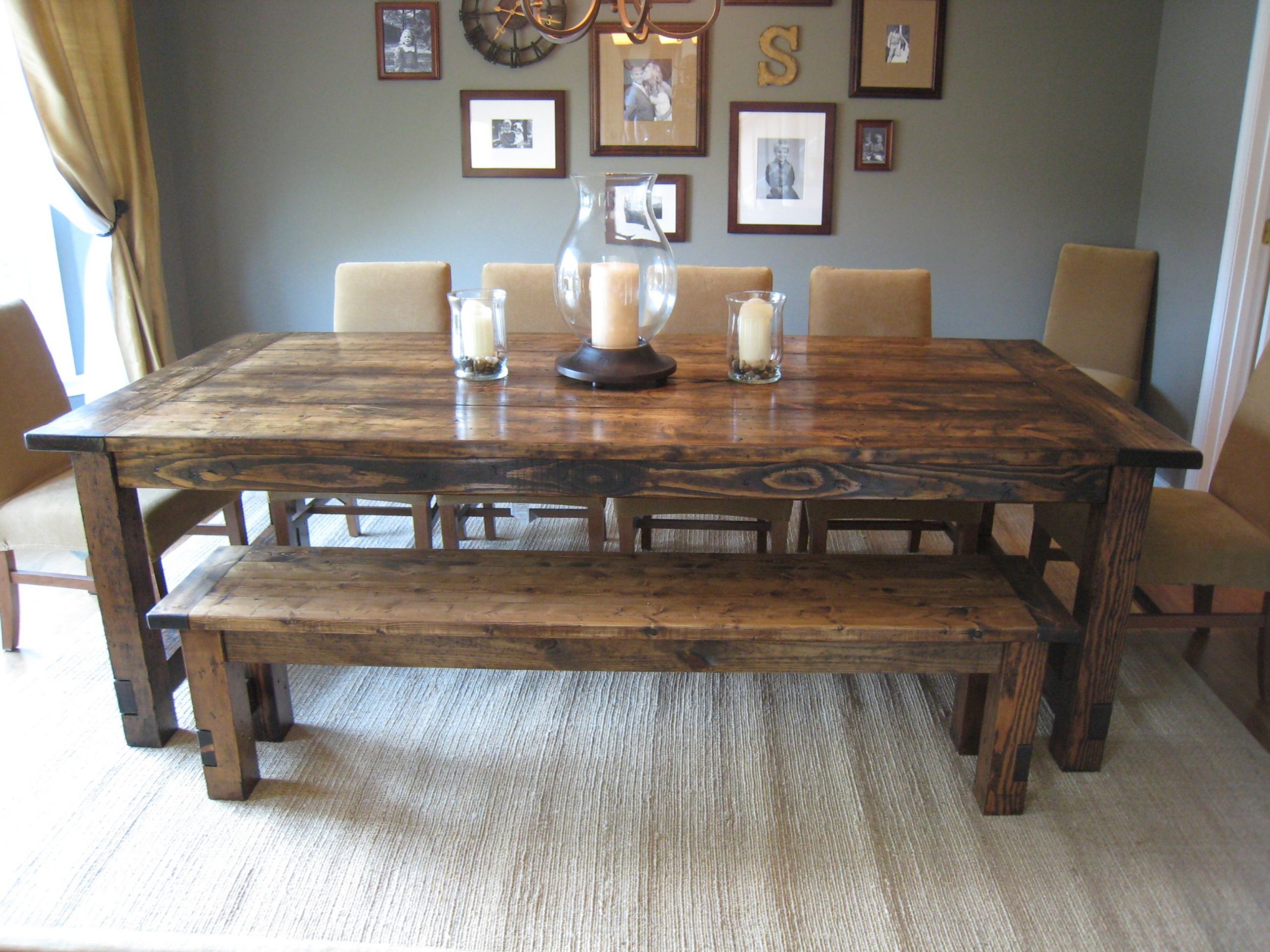 Restoration Hardware Farmhouse Table Replica They Made It for size 2592 X 1944
