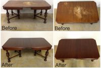 Restored And Refinished Dining Room Table That Had Severe for dimensions 1300 X 1014