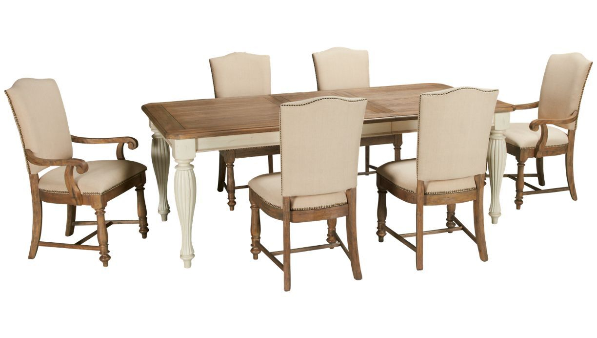 Riverside Coventry Coventry 7 Piece Dining Set Jordans intended for proportions 1224 X 692