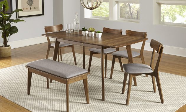 Rockaway 6 Piece Extendable Solid Wood Dining Set pertaining to measurements 3442 X 2753