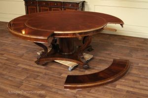 Round Dining Room Tables With Leaves Round Dining Table With with regard to proportions 1092 X 729