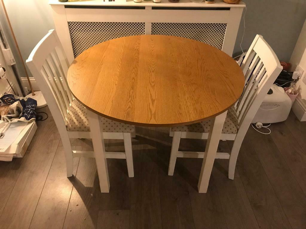 Round Dining Table And Chairs In Cumbernauld Glasgow Gumtree with proportions 1024 X 768