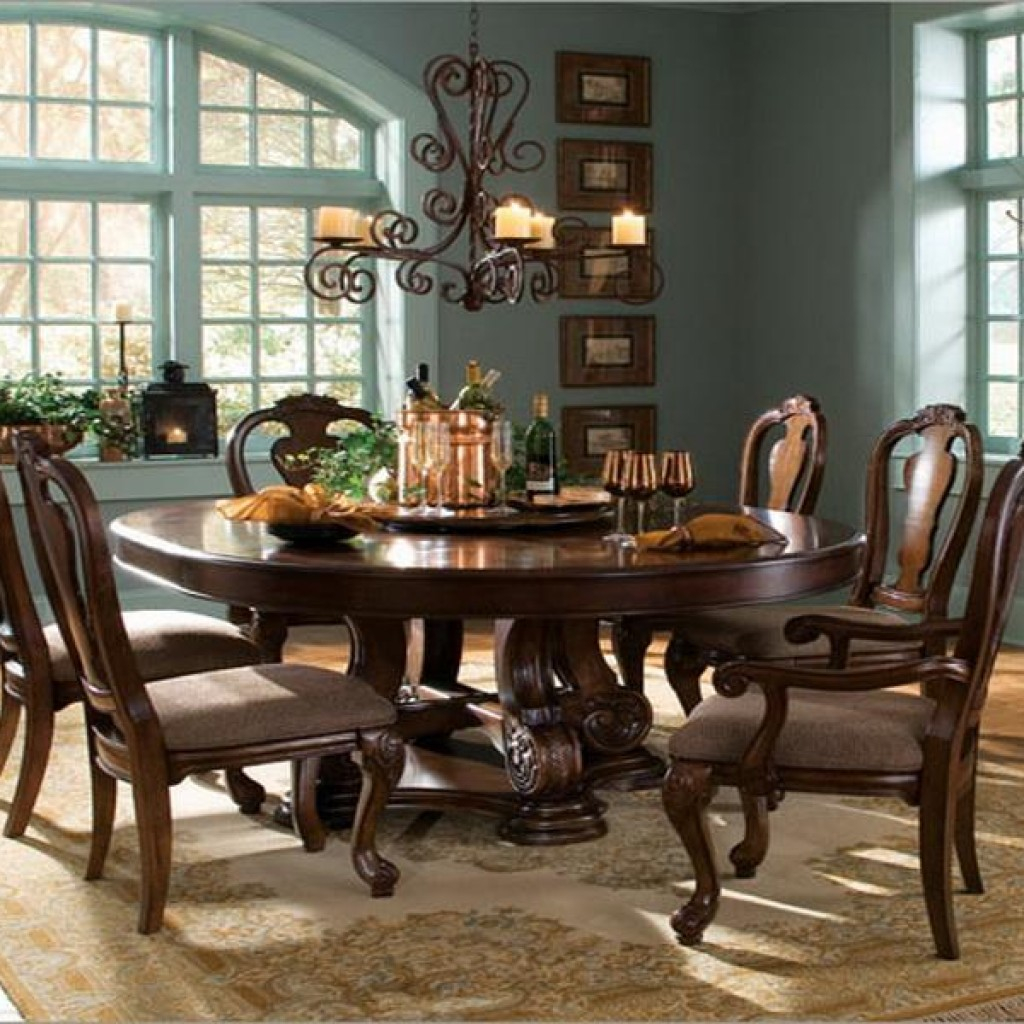 Round Dining Room Tables For 8 People • Faucet Ideas Site