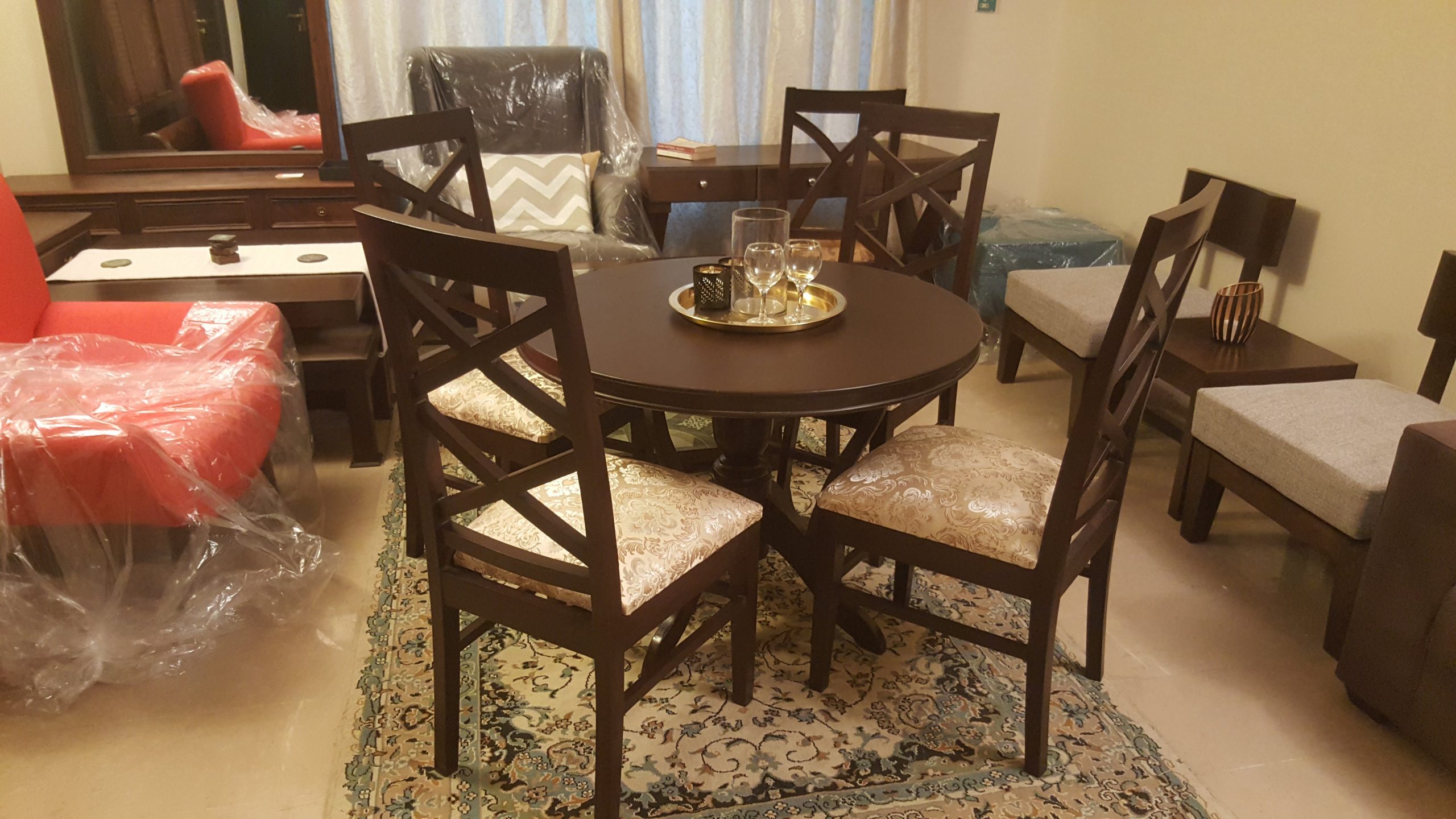Round Dining With 4 Chairs for sizing 5312 X 2988