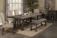 Rustic Dining Table 4 Chairs 1 Rustic Bench Pierre 6 pertaining to measurements 1800 X 1157