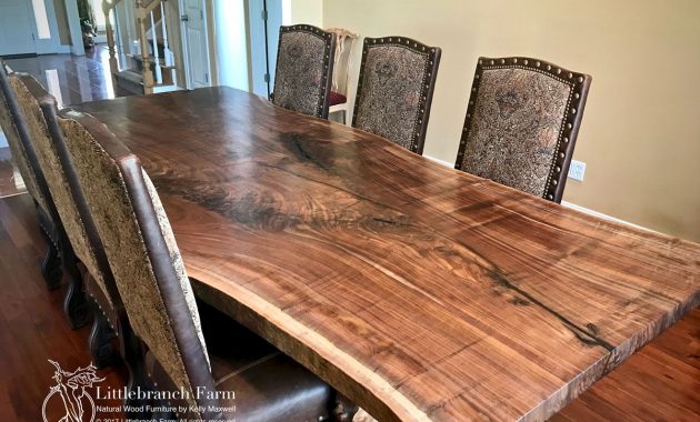 Rustic Dining Table Live Edge Dining Table Wood Slab for size 1200 X 900