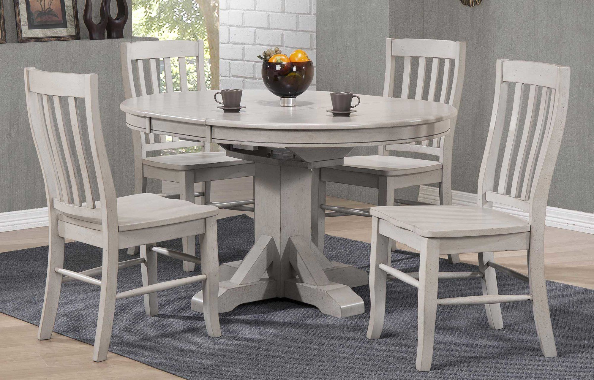 Rutledge Pedestal Extendable Solid Wood Dining Table intended for proportions 2000 X 1280
