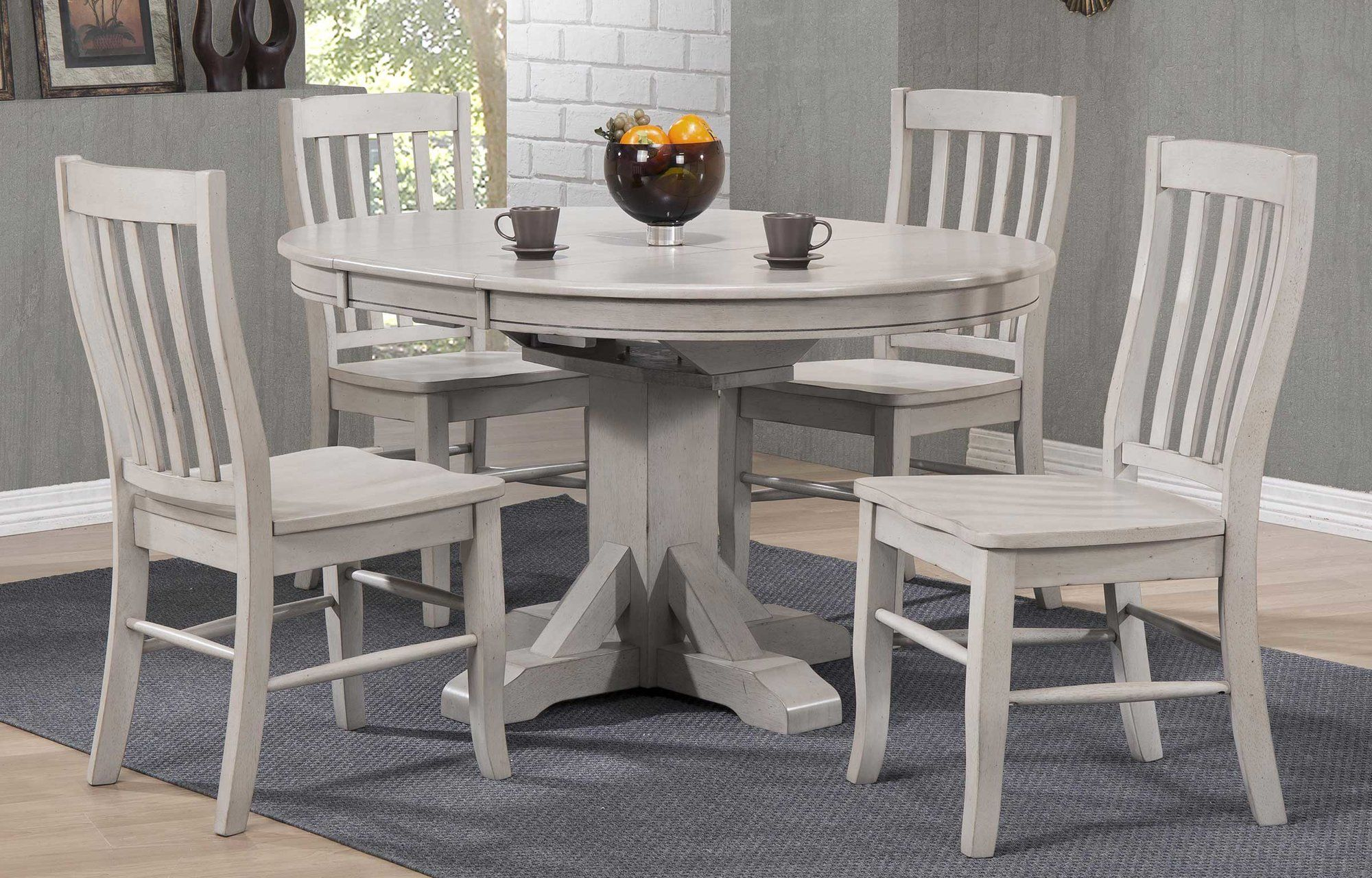 Rutledge Pedestal Extendable Solid Wood Dining Table throughout sizing 2000 X 1280