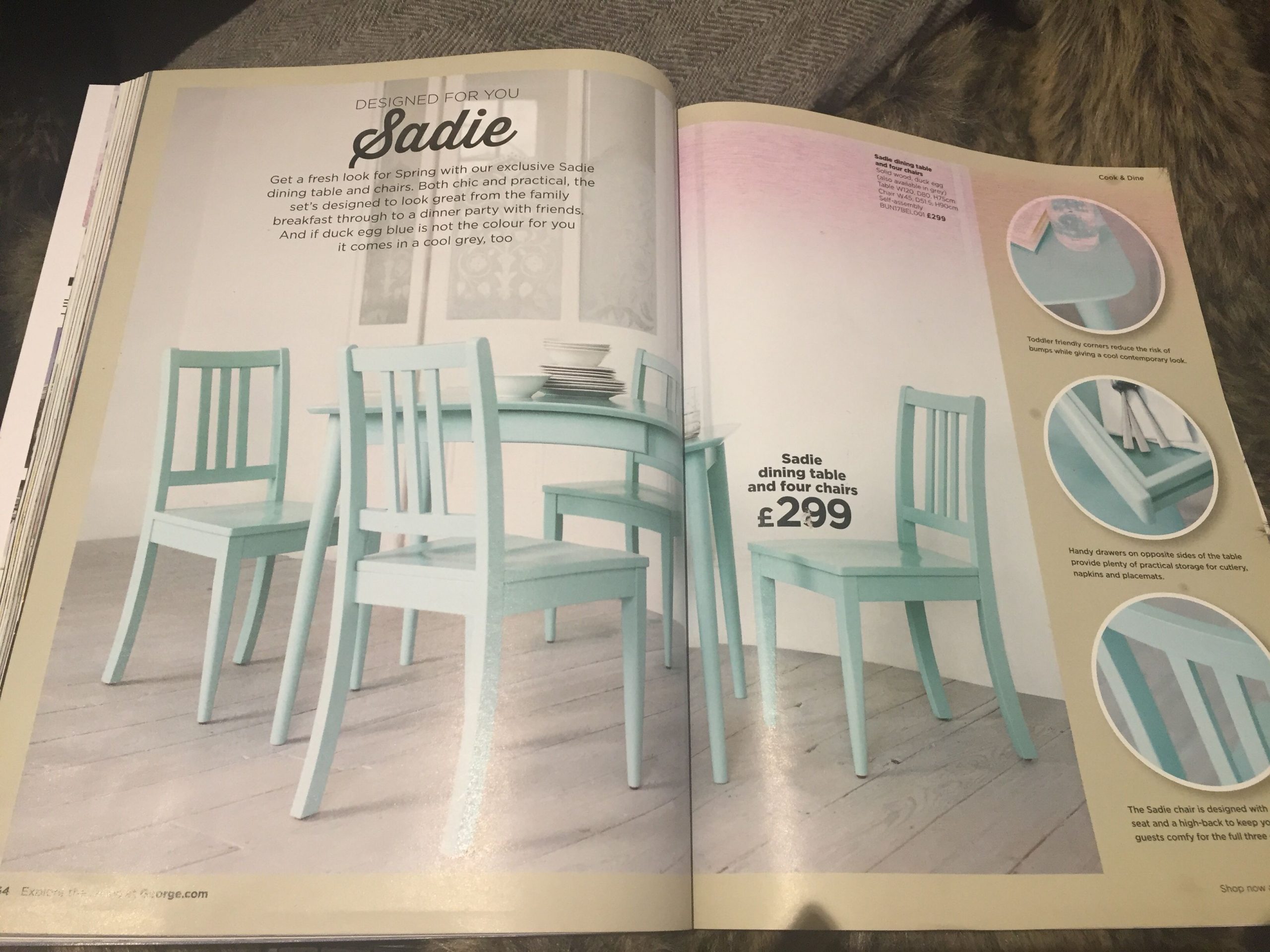 Sadie Mint Green Dining Table From Asda 299 For A Table And inside size 3264 X 2448