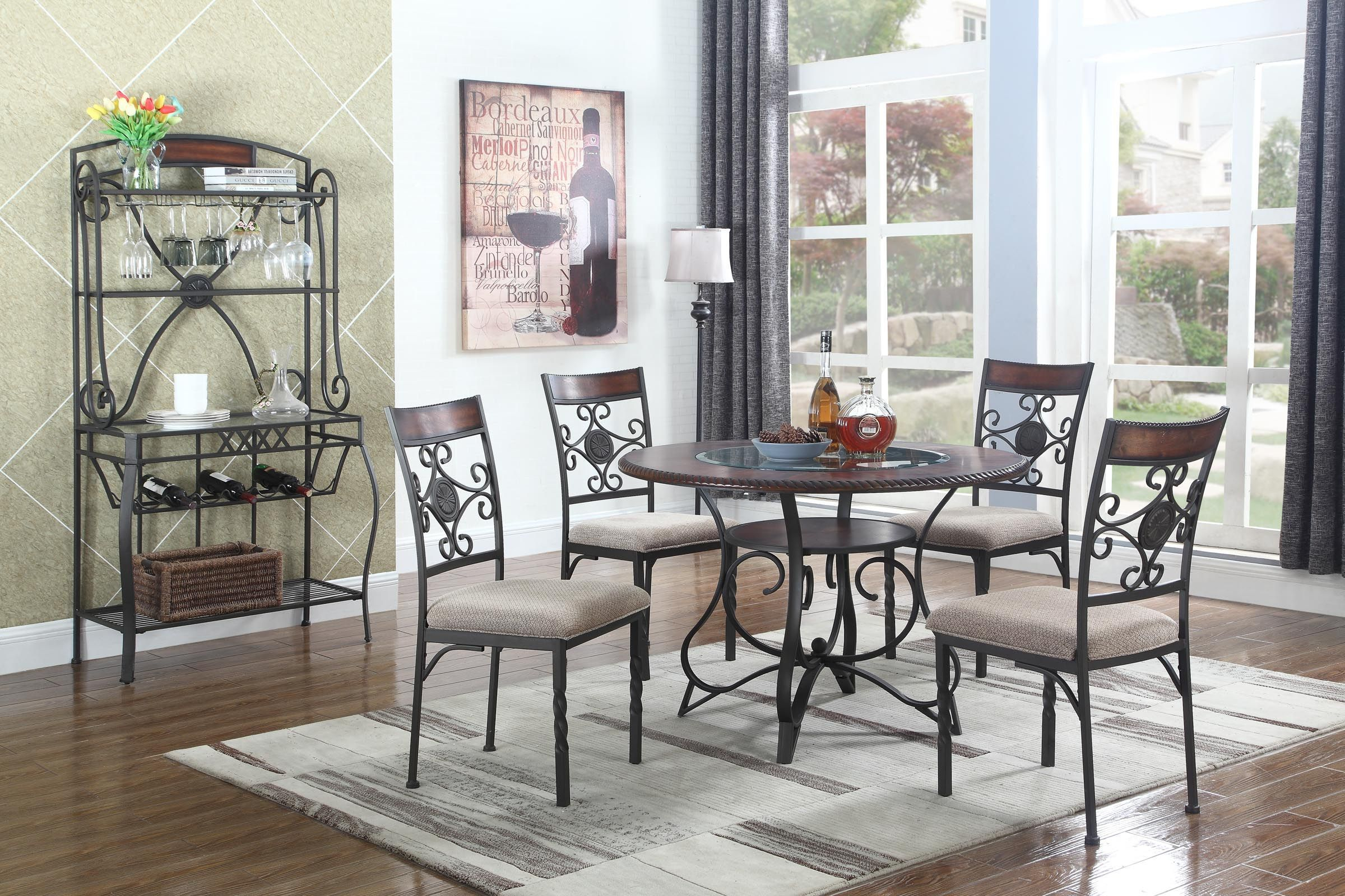 Sammy Dining Table 4 Dining Chairs 4 Dining Chairs regarding measurements 2400 X 1600