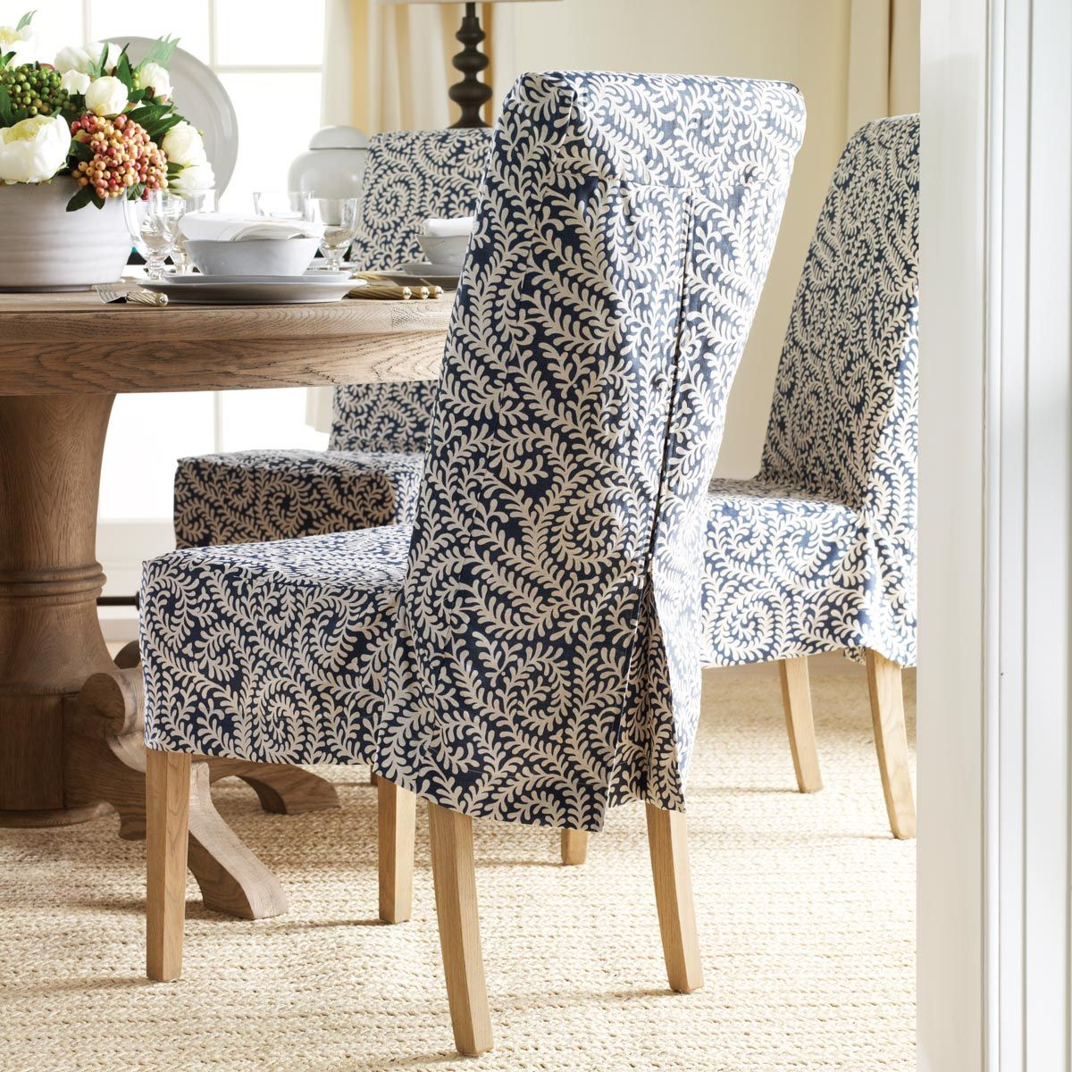 Samsara Linen Slip Cover For Echo Low Back Dining Chair regarding size 1200 X 1200