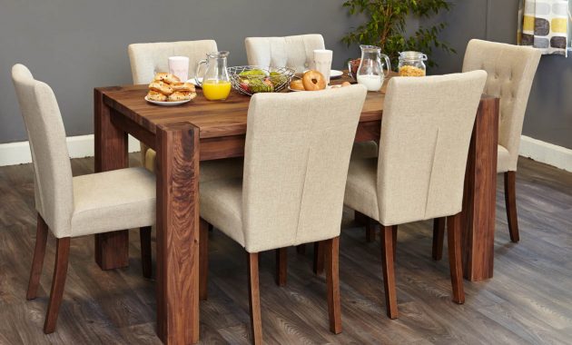 Shiro Walnut 5ft Dining Table Set within size 1258 X 1019