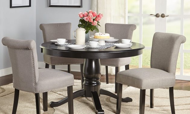 Simple Living 5 Piece Adeline Pedestal Dining Set throughout size 3000 X 3000