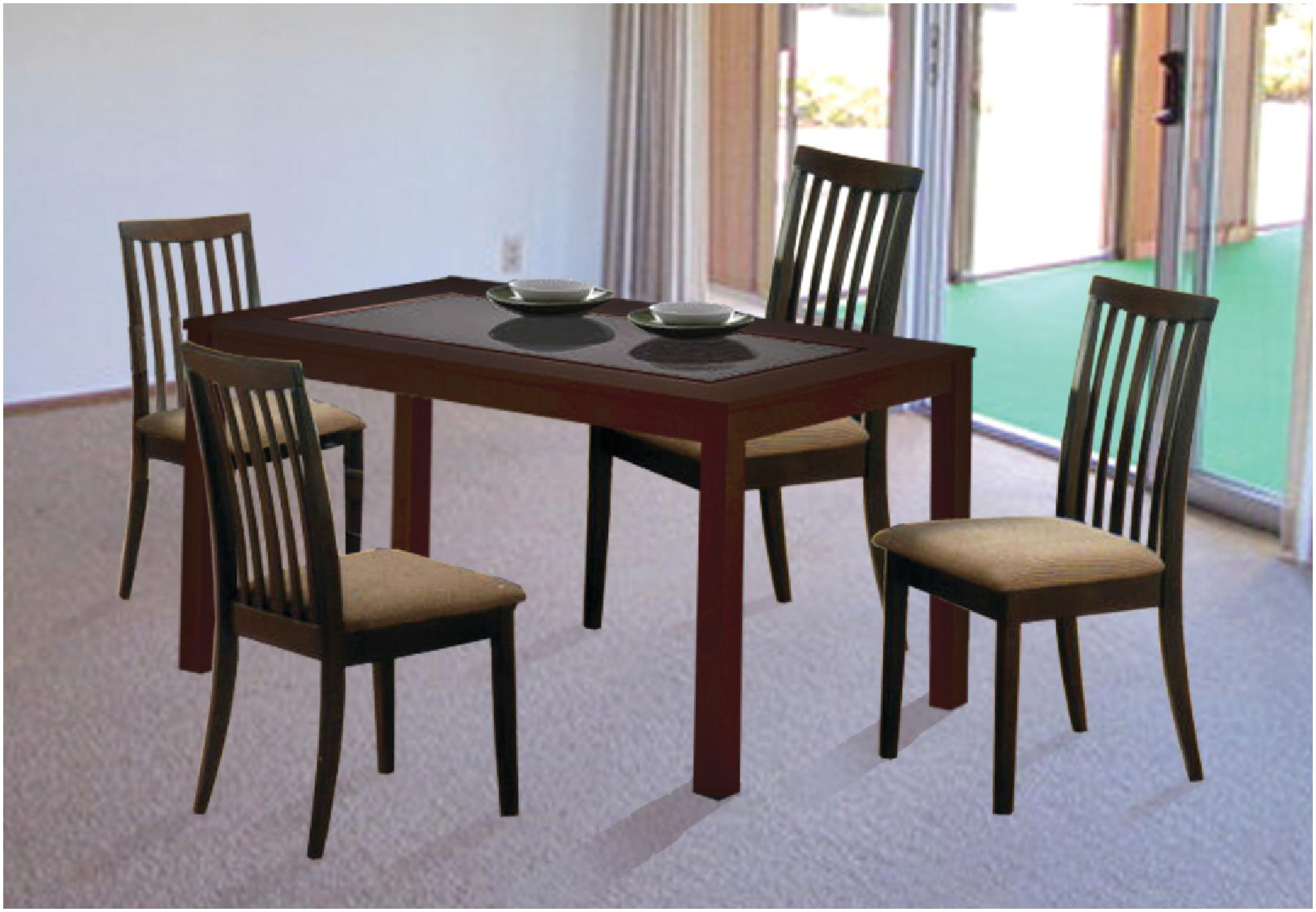 Six And Four Seater Piru Dining With Glass Top Zuari pertaining to proportions 1621 X 1124