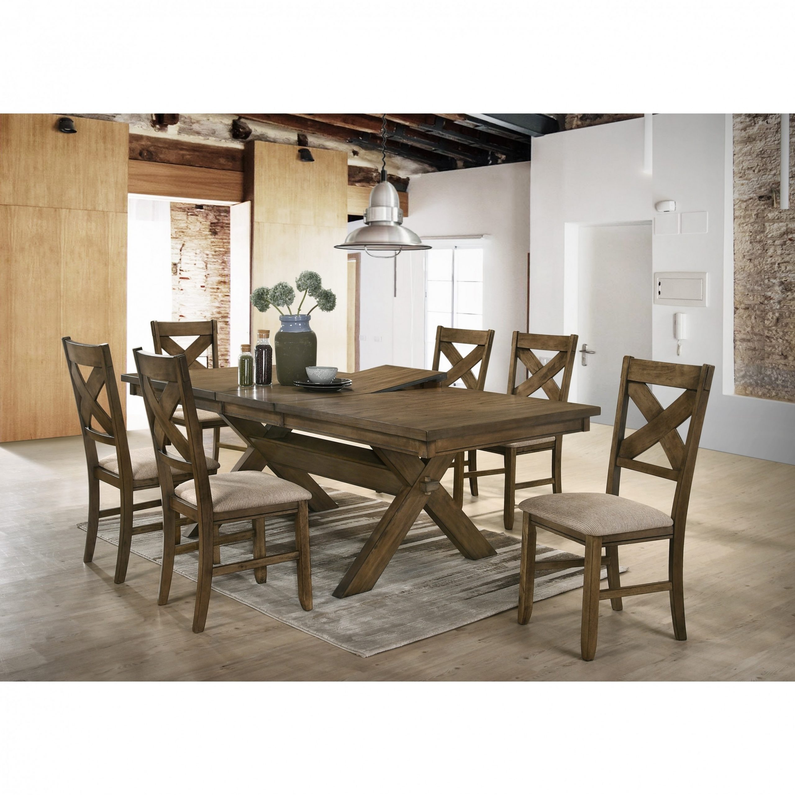 Six Chair Dining Table Set Home And Furniture intended for measurements 2909 X 2909