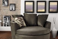 Sofas To Go Textured Cuddler Round Chair Pewter Cuddler in proportions 1600 X 1600