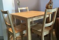 Solid Wood Dining Table And 3 Chairs In Edinburgh City Centre Edinburgh Gumtree with regard to proportions 768 X 1024