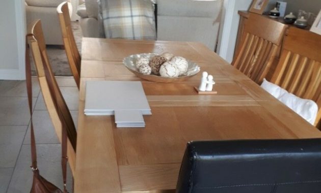 Solid Wood Dining Table And 6 Chairs From Dfs Good Condition In Kirk In Ashfield Nottinghamshire Gumtree in dimensions 768 X 1024