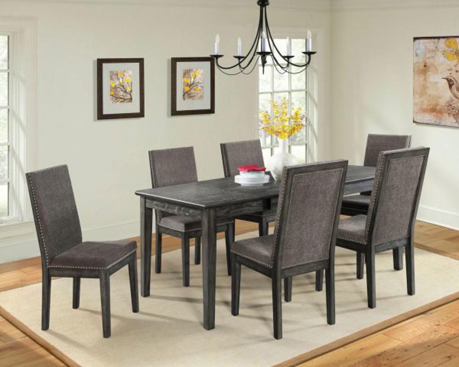 Southpaw Seven Piece Dining Set inside proportions 1500 X 1200