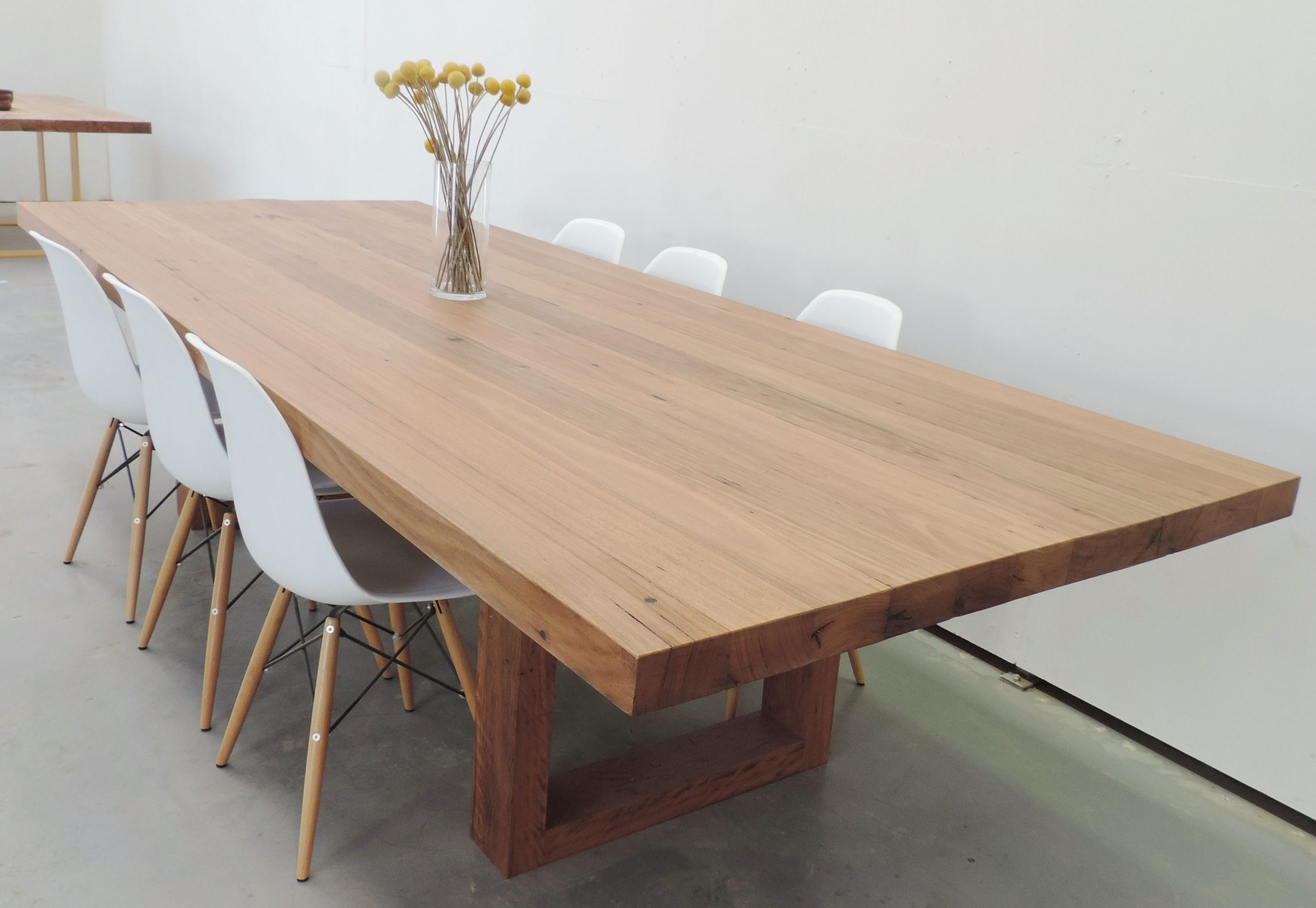 Spotted Gum Dining Table Timber Dining Table Custom Wood for proportions 3752 X 2589