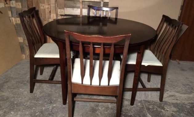 Stag Dining Table And Chairs In Heywood Manchester Gumtree inside sizing 1024 X 768