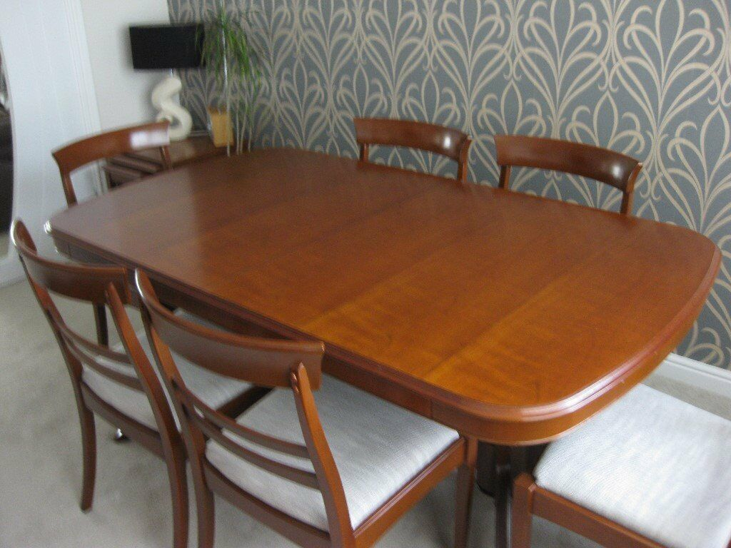 Stag Virginia Cherry Extendable Dining Table Six Chairs Sideboard Lamp Table Nest Of Tables In Dinnington South Yorkshire Gumtree inside dimensions 1024 X 768