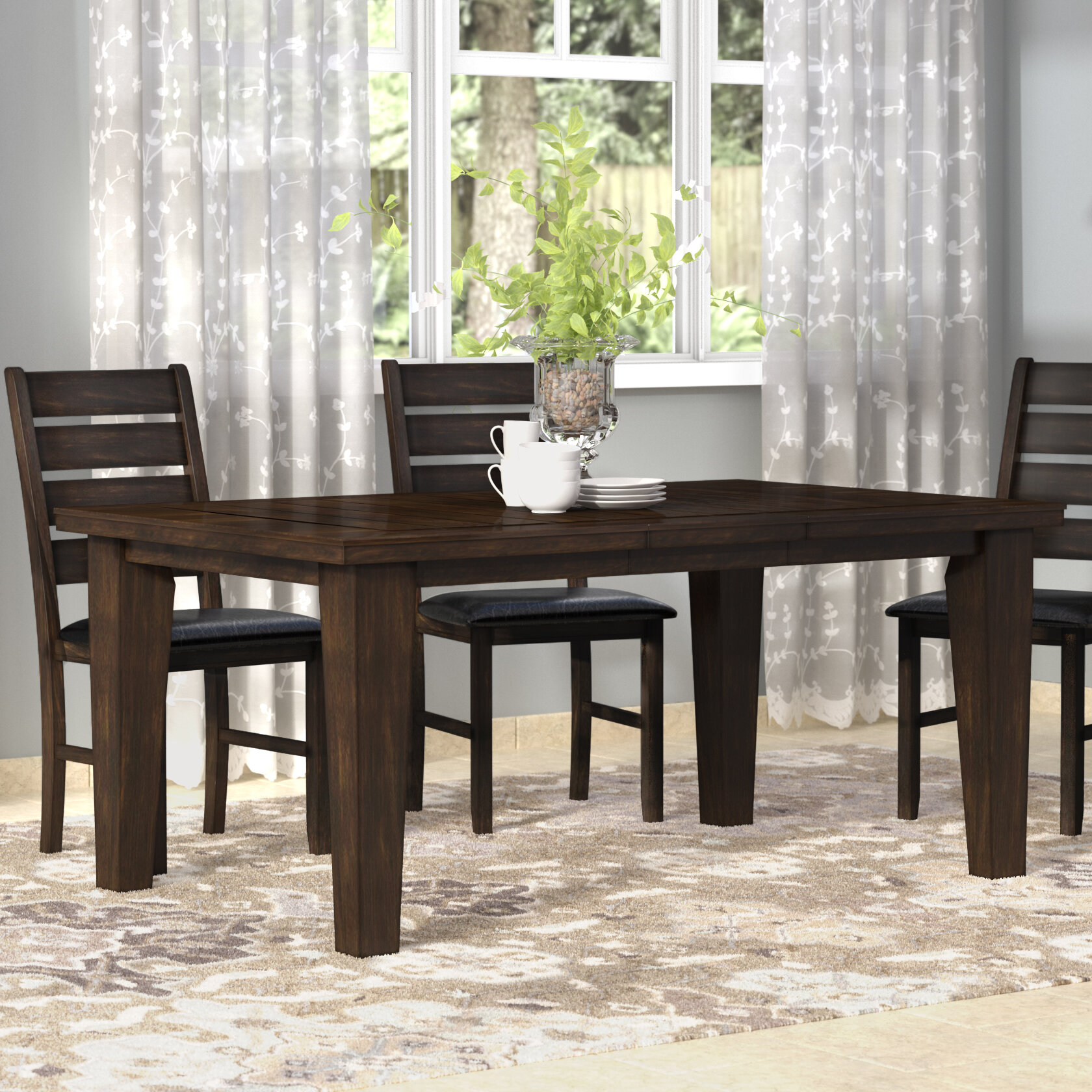 Stanley Extendable Dining Table regarding measurements 1680 X 1680