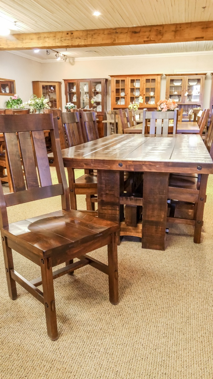 Stokenham Table With Timber Chairs Lloyds Mennonite throughout size 680 X 1208