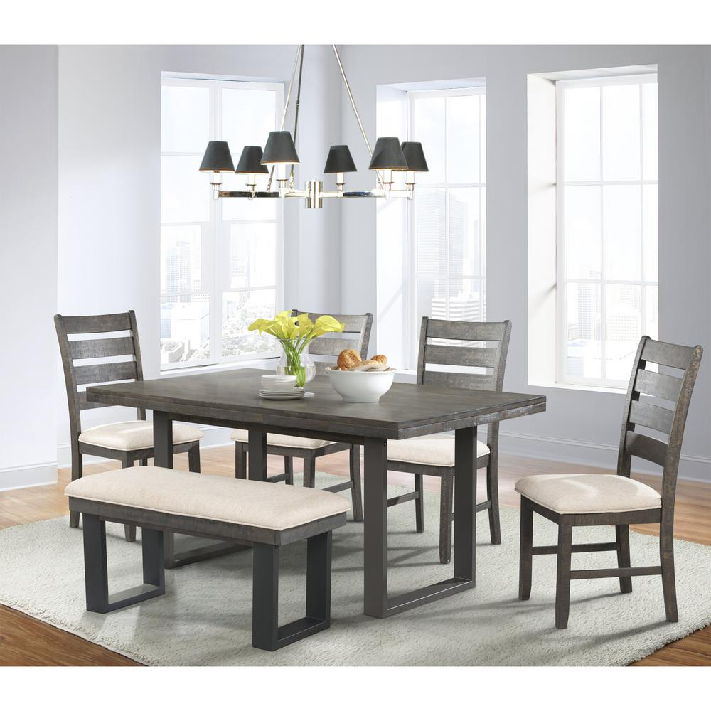 Sullivan Dining 6 Piece Set Table 4 Side Chairs And Bench for measurements 1000 X 1000