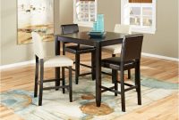 Sunset View Espresso 5 Pc Counter Height Dining Room W Brown regarding size 3000 X 2091