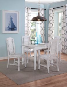 T128 4464xb Round Table And Four Seaside Chairs for measurements 830 X 1080