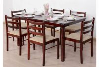 T2a Javint Six Seater Dining Table Set Contemporary Solid throughout sizing 850 X 995