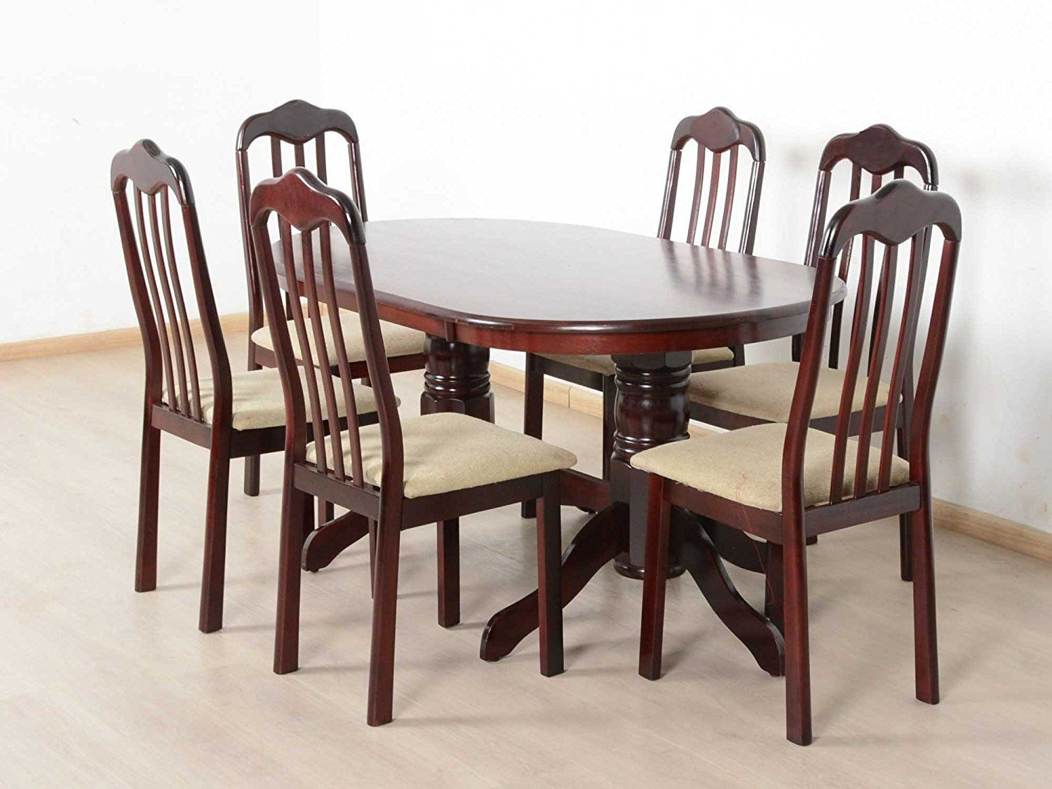 T2a Livez Six Seater Dining Table Set Oval Shaped throughout measurements 1500 X 1125