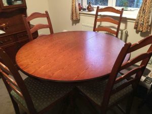 Table And Four Chairs In Perth Perth And Kinross Gumtree regarding sizing 1024 X 768