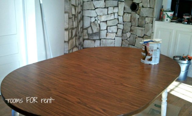 Table Makeoverhow To Paint A Laminate Tablegonna Do inside size 1600 X 1200