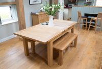 Tallinn 2 Metre Oak Table Pair 120cm Baltic Solid Oak Top Benches Set intended for size 1500 X 1000