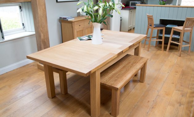 Tallinn 2 Metre Oak Table Pair 120cm Baltic Solid Oak Top Benches Set intended for size 1500 X 1000