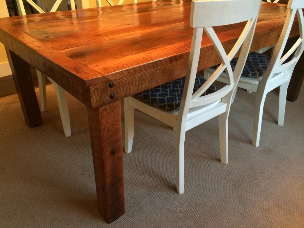 The Barn Wood Table The Superhandyman within dimensions 1024 X 768